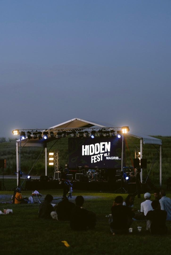 Suasana konsert Hidden Fest 1